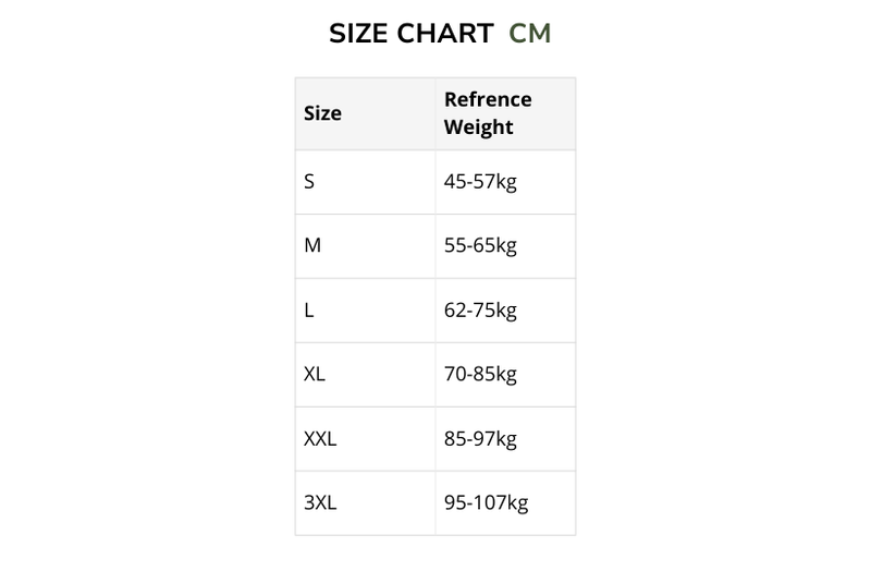 Size chart for Mario T-Shirt - Neverules (Oversized-Fit)