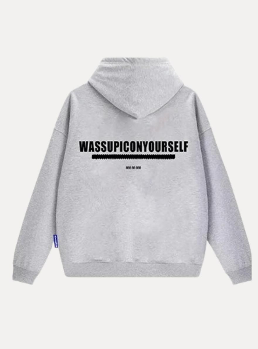 Embroidered Hoodie Minimal