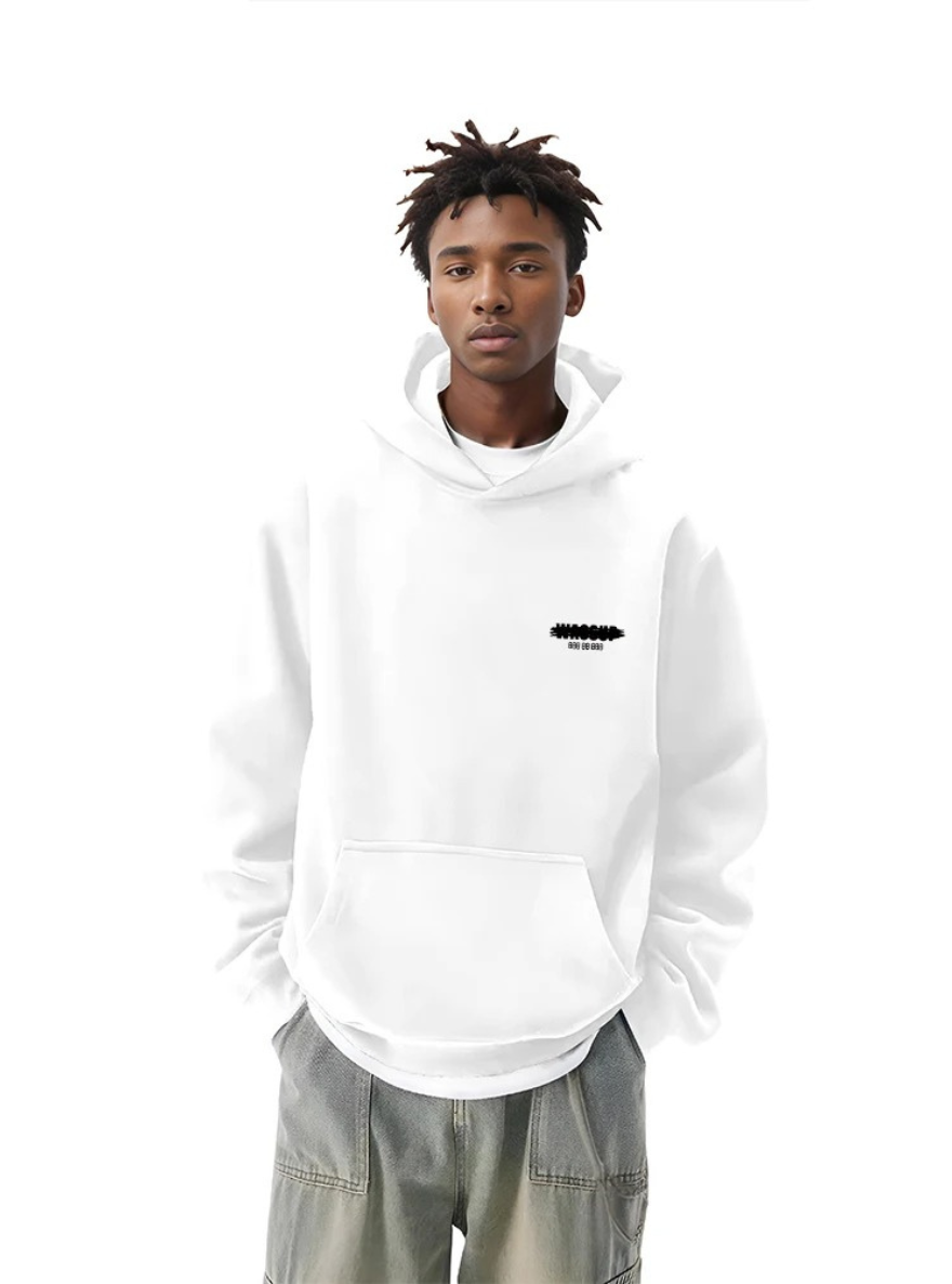 Embroidered Hoodie Minimal