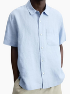 Verona Sky Blue - Linen Shirt