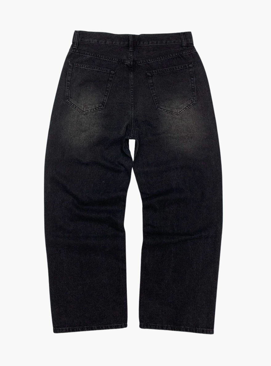 Baggy Jeans - Solid Black