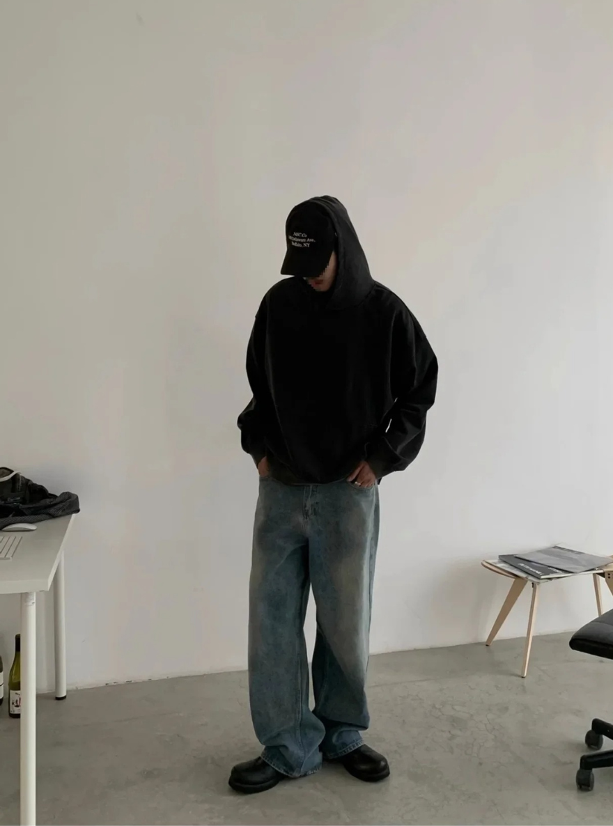Baggy Jeans - Washed Blue