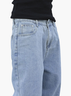 Basic Baggy Jeans - Light Blue