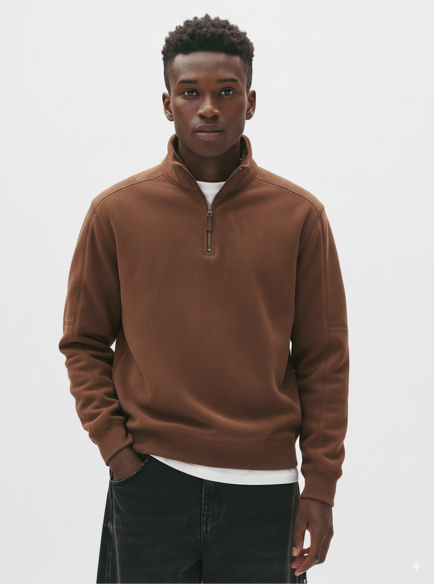 ZIP SWEATER - AUTUMN CREST