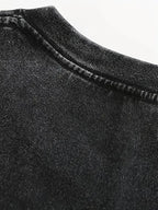 Eclipse Black- Oversized Washed Tee