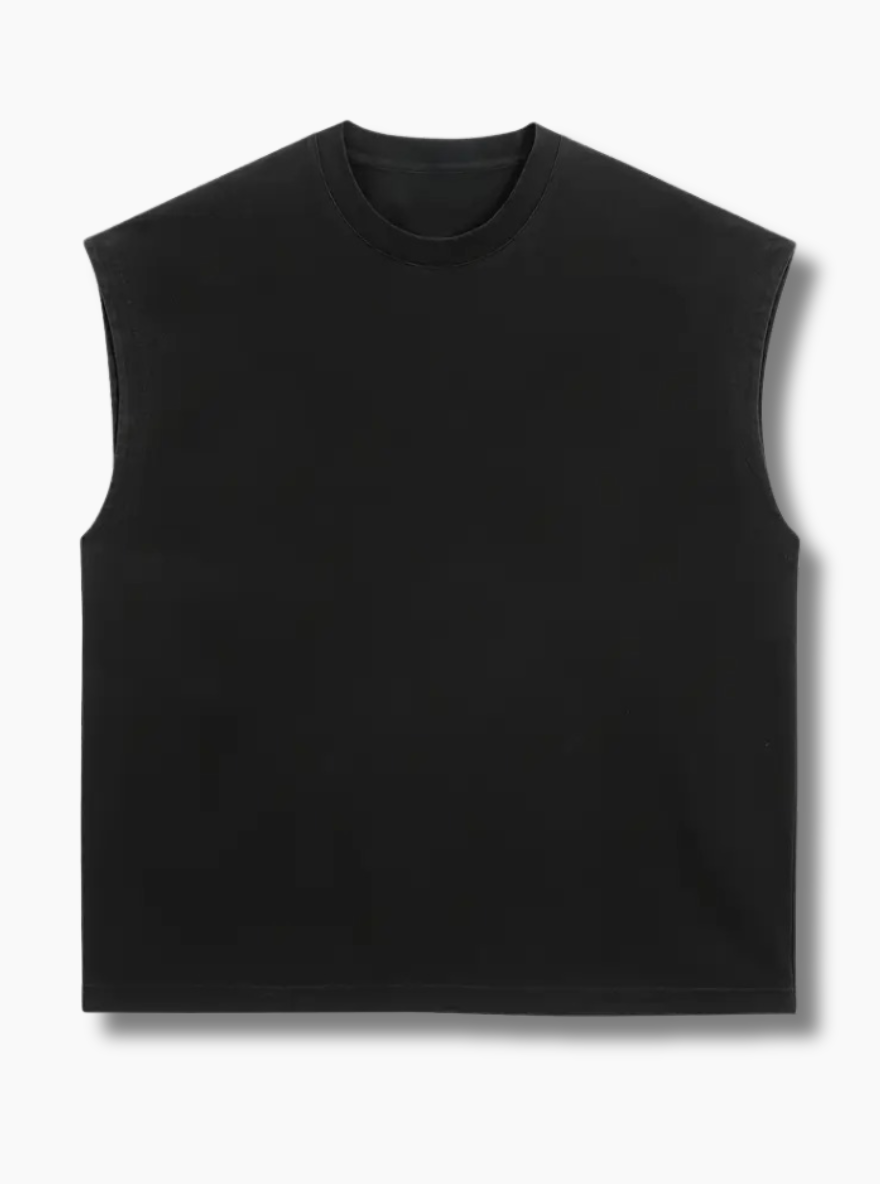 Raw Wash - sleeveless T-shirt