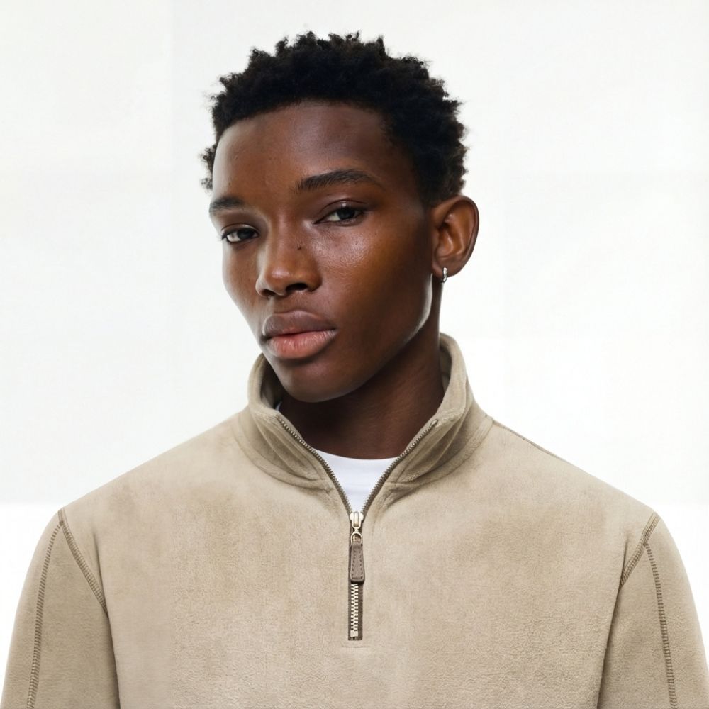 OLD FLEECE ― ZIP QUARTER