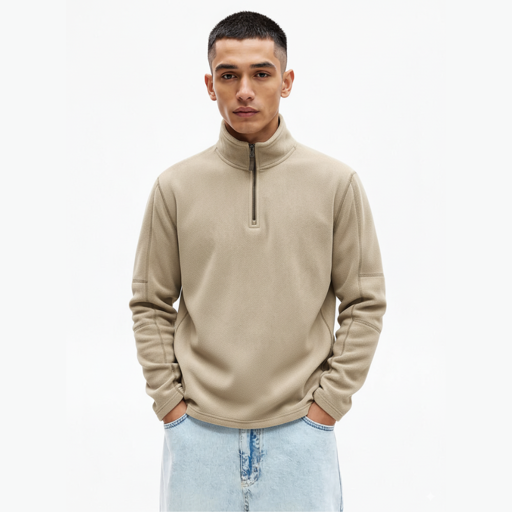 OLD FLEECE ― QUARTER ZIP