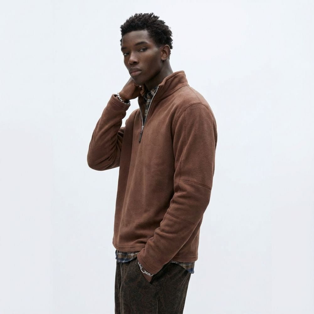 OLD FLEECE ― ZIP QUARTER