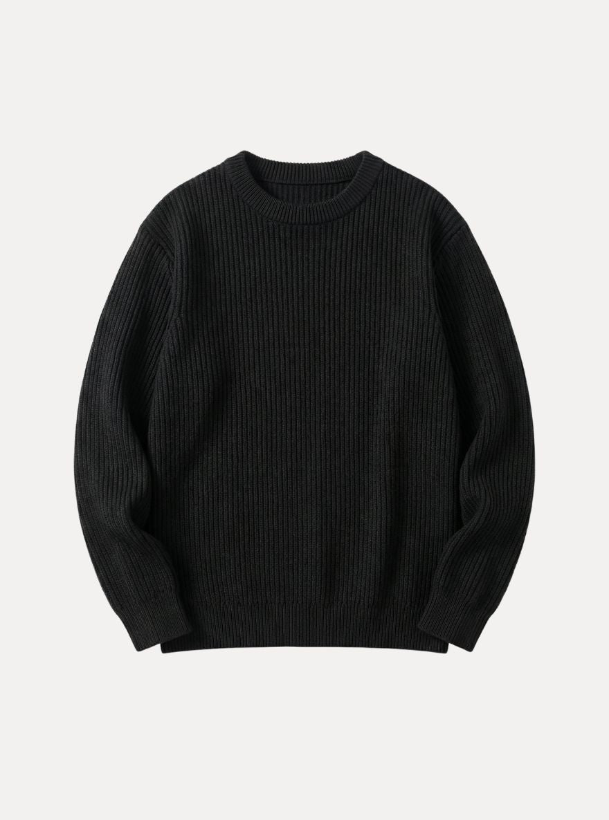 Saint-Ribbed Knited Sweatshirt