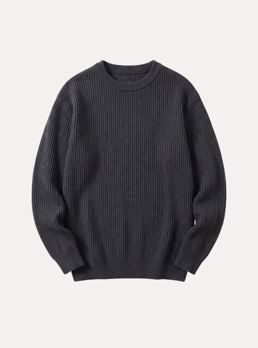 Saint-Ribbed Knited Sweatshirt