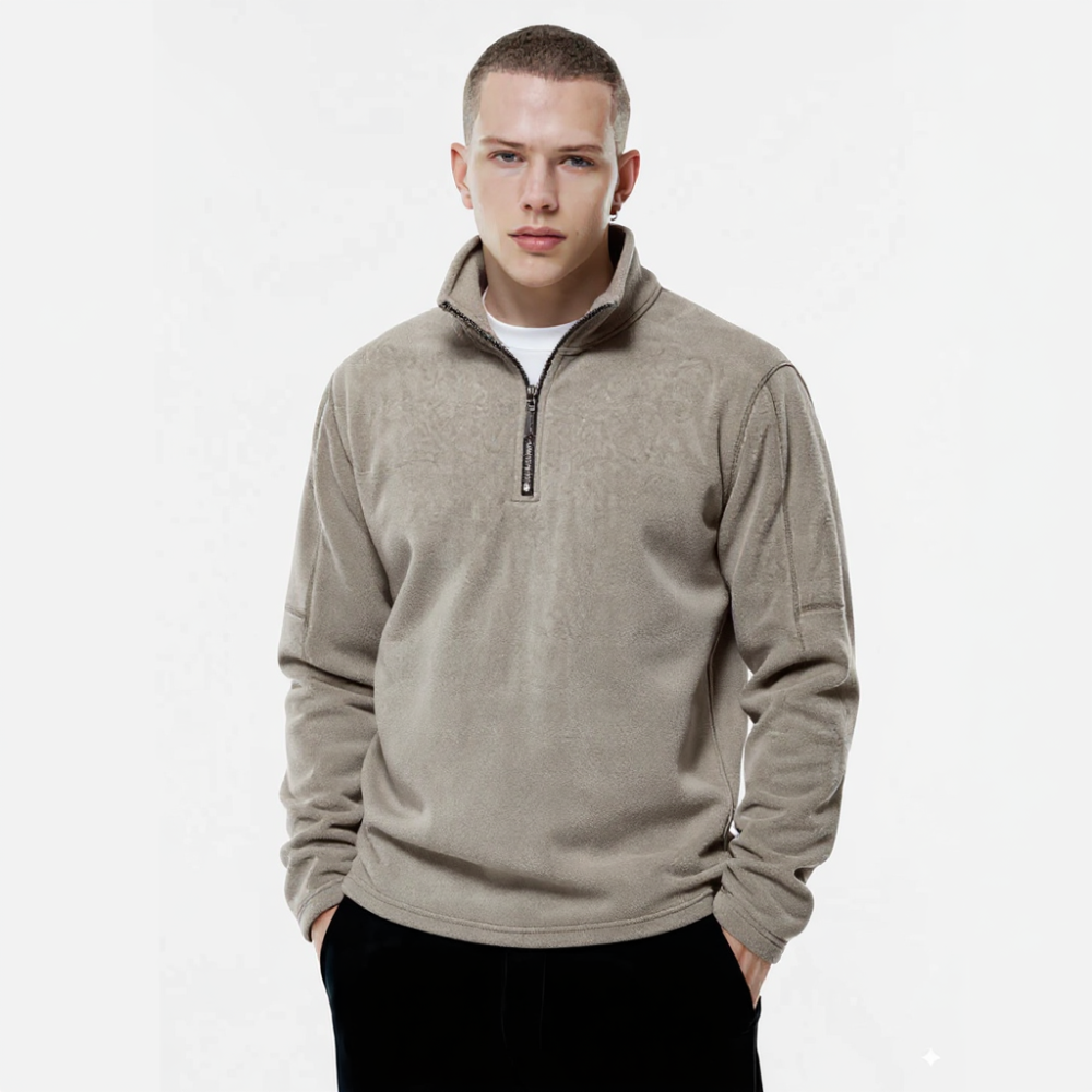 OLD FLEECE ― QUARTER ZIP