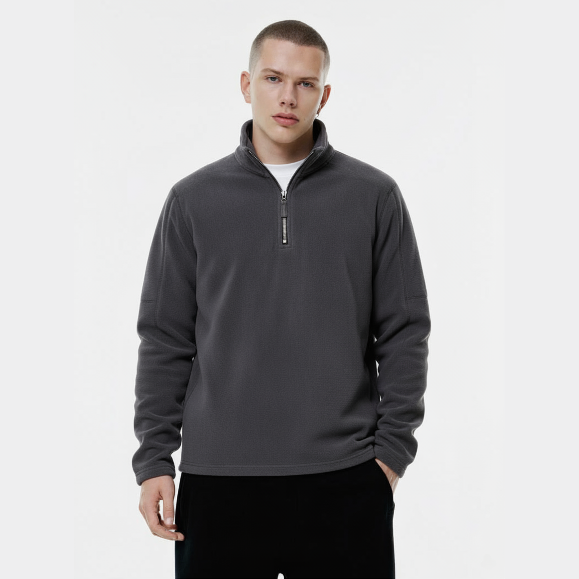 OLD FLEECE ― QUARTER ZIP