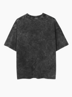Eclipse Black- Oversized Washed Tee