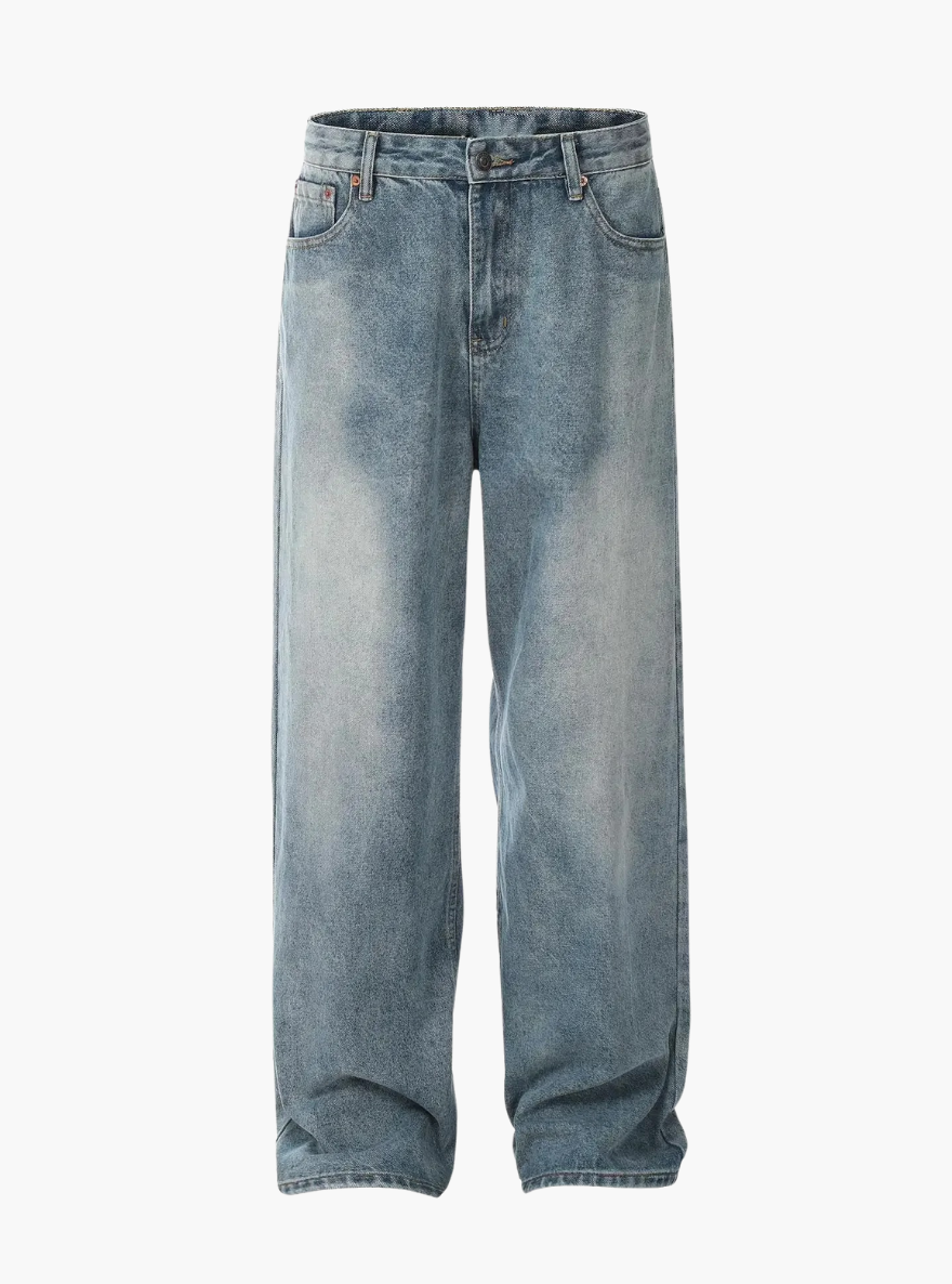 Baggy Jeans - Washed Blue