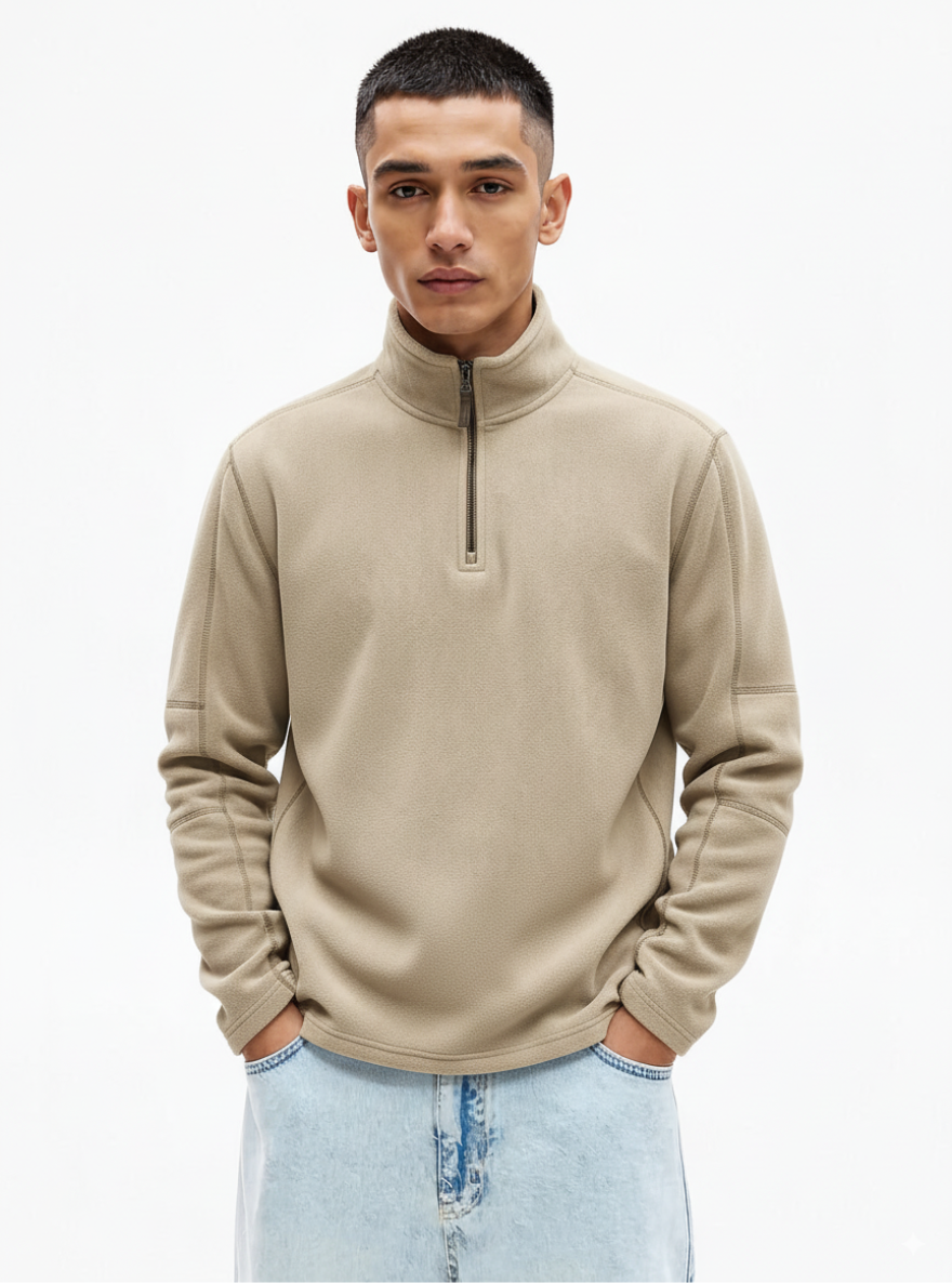 ZIP SWEATER - AUTUMN CREST